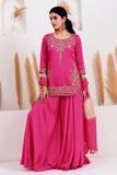 DESIGNER 3 PIECE STYLISH TOP PLAZAA AND DUPATTA WITH BEAUTIFUL EMBROIDERY SEQUENCE WORK