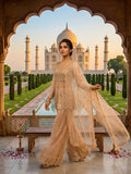 Designer Party Wear Butterfly Net Top Plazzo And Dupatta Set With Beautiful Sequence Work
