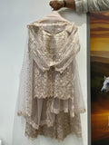 Designer Party Wear Butterfly Net Top Plazzo And Dupatta Set With Beautiful Sequence Work