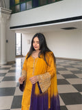 New Natural satin Silk Top-Bottom And Dupatta Set Fully Stitched