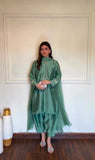 Latest Designer American Silk Top Bottom And Dupatta Set