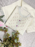 Latest Designer Roman Silk Co-Ord Set With Embrodery Work