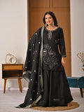 New Designer Party Wear Look Top  Sharara Plazzo and Dupatta New Fancy Style