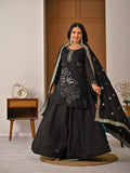 New Designer Party Wear Look Top  Sharara Plazzo and Dupatta New Fancy Style