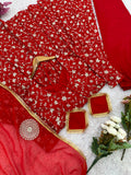 Heavy Blooming Georgette With Heavy Embroidery Sequence Work With Fancy Latkan Salwar Kameez