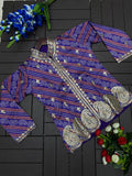 Party Wear Pure Simar Jacket And Lehenga Choli With Heavy Embroidery And Sequence Work