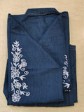 Embroidery Cordset BIGGER sizes Fabric Denim