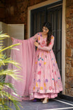 Designer Heavy Star Georgette Party Wear Beautiful Top Bottom And Dupatta Set