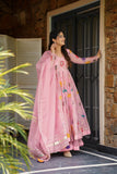 Designer Heavy Star Georgette Party Wear Beautiful Top Bottom And Dupatta Set