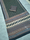 Premium Chinon Silk Beautiful Latest Real Mirror Work Saree