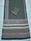 Premium Chinon Silk Beautiful Latest Real Mirror Work Saree