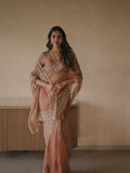 Designer Tibby Silk Stunning Saree With Intricate Thred With Sequnce Work