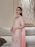 Heavy Roman Glass Silk Material With Multi Embroidery And Bids Moti Work Salwar Kameez