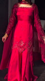 Latest Designer Fendy Silk Top Plazzo And Dupatta Set