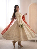Fully Stitched & Ready To Wear Cosmos Gold Fabric Beautiful Salwar Kameez