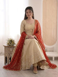 Fully Stitched & Ready To Wear Cosmos Gold Fabric Beautiful Salwar Kameez