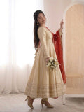 Fully Stitched & Ready To Wear Cosmos Gold Fabric Beautiful Salwar Kameez