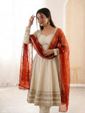 Fully Stitched & Ready To Wear Cosmos Gold Fabric Beautiful Salwar Kameez