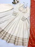 Fully Stitched & Ready To Wear Cosmos Gold Fabric Beautiful Salwar Kameez