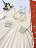 Fully Stitched & Ready To Wear Cosmos Gold Fabric Beautiful Salwar Kameez
