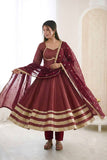 Fully Stitched & Ready To Wear Cosmos Gold Fabric Beautiful Salwar Kameez