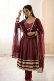 Fully Stitched & Ready To Wear Cosmos Gold Fabric Beautiful Salwar Kameez