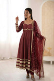 Fully Stitched & Ready To Wear Cosmos Gold Fabric Beautiful Salwar Kameez