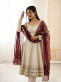 Fully Stitched & Ready To Wear Cosmos Gold Fabric Beautiful Salwar Kameez