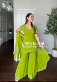 Fully Stitched & Ready to Wear Fox Georgette with Embroidery Sequence Work Salwar Kameez
