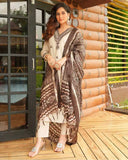 Beautiful Embroidery work Suit Sets in Pure Lilan Suit Set Top pent