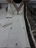 Beautiful Embroidery work Suit Sets in Pure Lilan Suit Set Top pent
