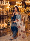 Designer Party Wear Pure Fendi Silk Top  Farshi Palazzo With Dupatta Set