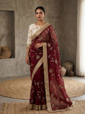 Pure Fandy satin material with c pallu birts embroidery work with ready made lace border Saree