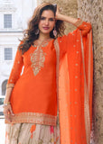 Chinon Silk with Codding Embroidery Sequence Work Salwar Kameez