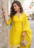 Chinon Silk with Codding Embroidery Sequence Work Salwar Kameez