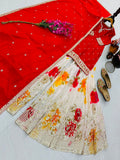 Chinon Silk with Codding Embroidery Sequence Work Salwar Kameez