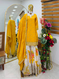 Chinon Silk with Codding Embroidery Sequence Work Salwar Kameez