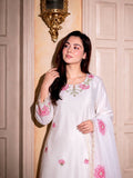 READY TO WEAR SPACIAL FANCY DESIGN HEAVY EMBROIDERY AND SEQUENCE WORK TOP - FARSHI SALWAR WITH DUPATTA