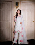 READY TO WEAR SPACIAL FANCY DESIGN HEAVY EMBROIDERY AND SEQUENCE WORK TOP - FARSHI SALWAR WITH DUPATTA