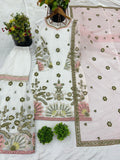 Heavy faux georgette With 5mm Embroidery Sequence Work Salwar Kameez
