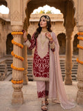 New Designer Party Wear Look Top-Plazzo and Dupatta With Heavy Embroidery Work