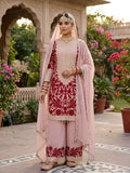 New Designer Party Wear Look Top-Plazzo and Dupatta With Heavy Embroidery Work