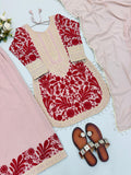 New Designer Party Wear Look Top-Plazzo and Dupatta With Heavy Embroidery Work