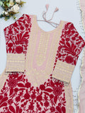 New Designer Party Wear Look Top-Plazzo and Dupatta With Heavy Embroidery Work