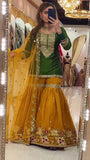 New Designer Heavy Faux Georgette Party Wear Top Sharara and Dupatta