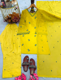 Designer Party Wear Look Mul Chandheri & Farshi Palazzo With Dupatta Set