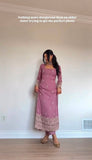 DESIGNER 3 PIECES KURTI  PENT AND DUPATTA WITH EMBROIDERY WORK
