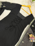 DESIGNER 3 PIECES KURTI  PENT AND DUPATTA WITH EMBROIDERY WORK