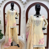 Designer Farshi Plazo Set With Classy Tones  Premium Fabric