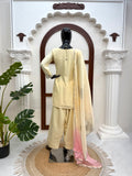 Designer Farshi Plazo Set With Classy Tones  Premium Fabric